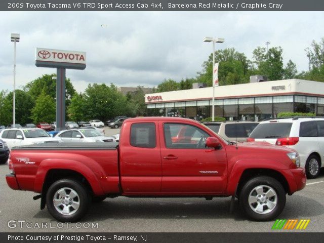 2009 Toyota Tacoma V6 TRD Sport Access Cab 4x4 in Barcelona Red Metallic
