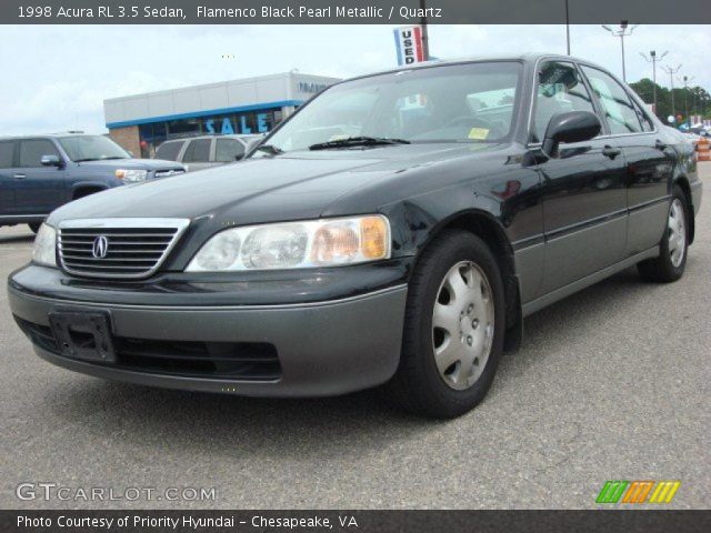 1998 Acura RL 3.5 Sedan in Flamenco Black Pearl Metallic