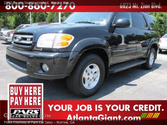2002 Toyota Sequoia Limited in Black