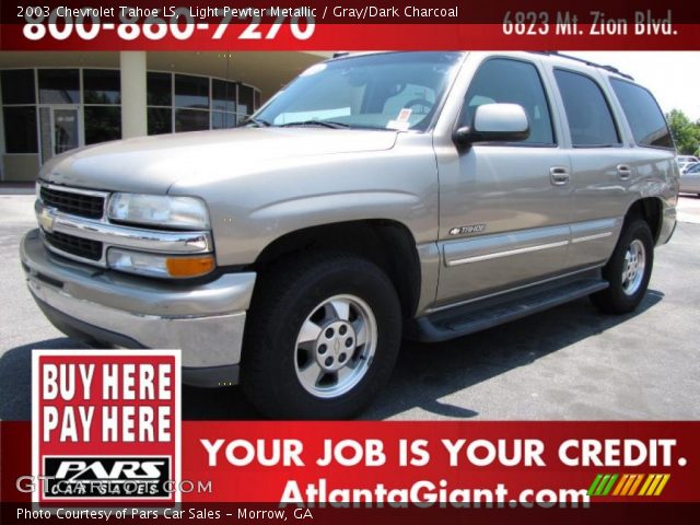 2003 Chevrolet Tahoe LS in Light Pewter Metallic