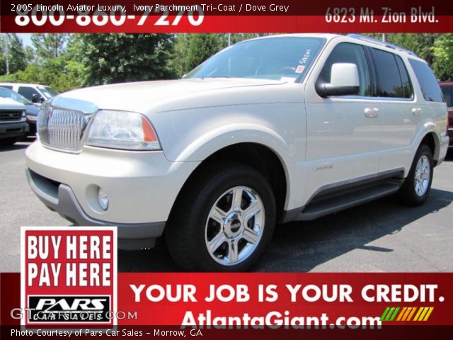 2005 Lincoln Aviator Luxury in Ivory Parchment Tri-Coat