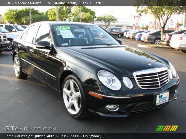 2009 Mercedes-Benz E 350 4Matic Sedan in Black