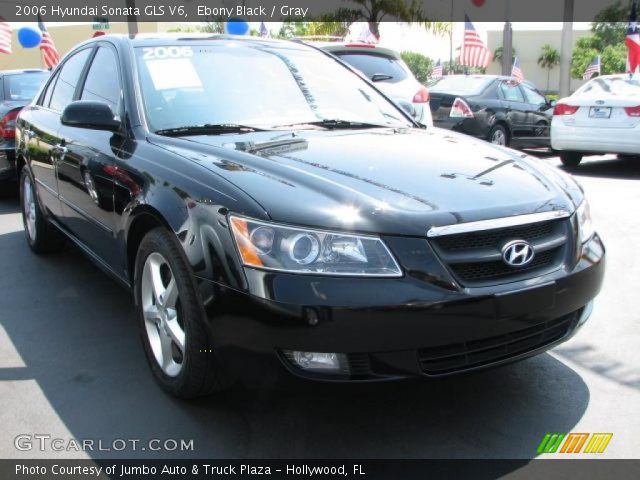2006 Hyundai Sonata GLS V6 in Ebony Black