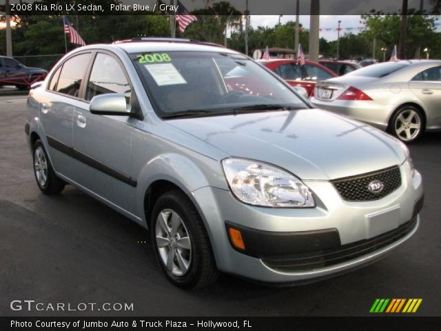 2008 Kia Rio LX Sedan in Polar Blue