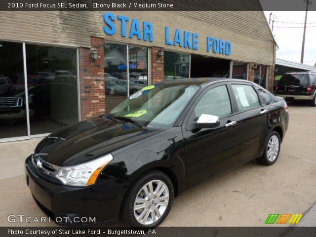 2010 Ford Focus SEL Sedan in Ebony Black