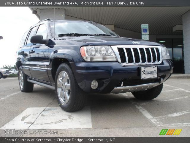 2004 Jeep Grand Cherokee Overland 4x4 in Midnight Blue Pearl