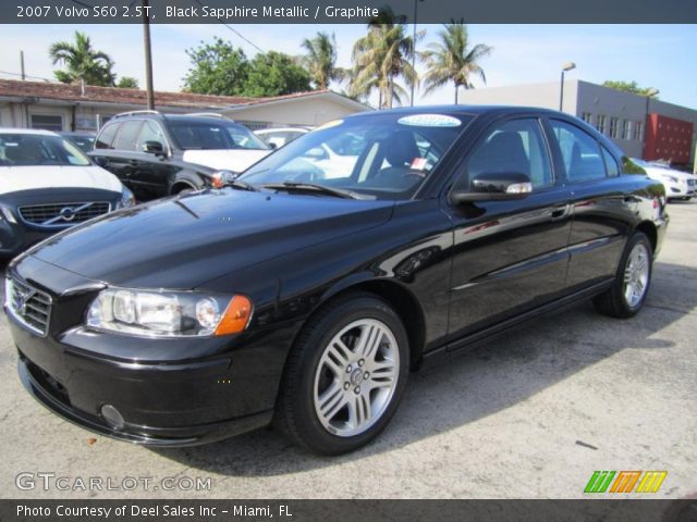 2007 Volvo S60 2.5T in Black Sapphire Metallic