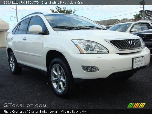 2009 Lexus RX 350 AWD in Crystal White Mica