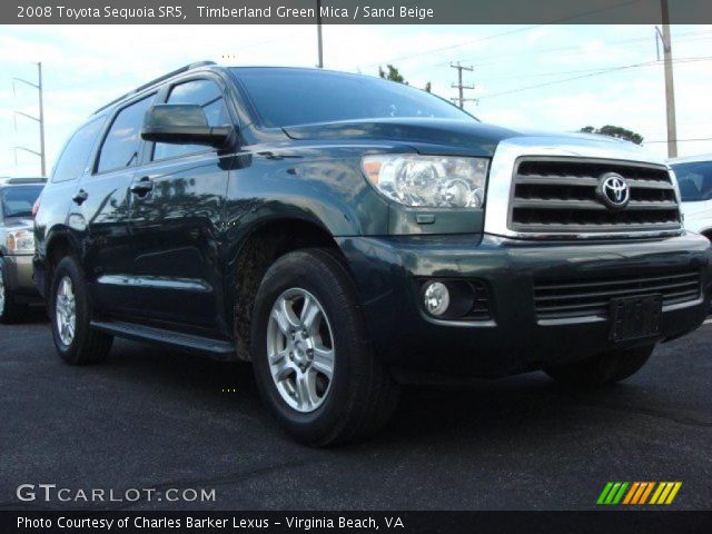 2008 Toyota Sequoia SR5 in Timberland Green Mica