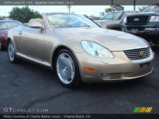 2004 Lexus SC 430 in Egyptian Sand Pearl