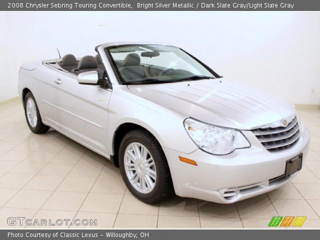 2008 Chrysler Sebring Touring Convertible in Bright Silver Metallic