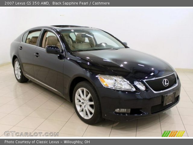 2007 Lexus GS 350 AWD in Black Sapphire Pearl