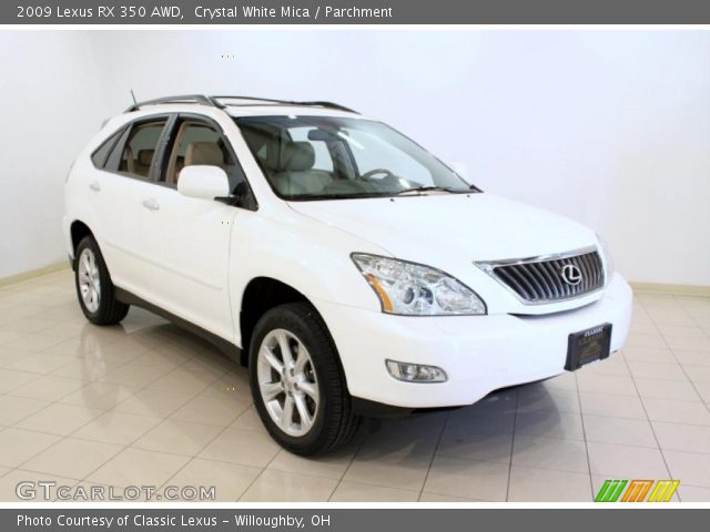 2009 Lexus RX 350 AWD in Crystal White Mica