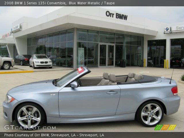 2008 BMW 1 Series 135i Convertible in Blue Water Metallic