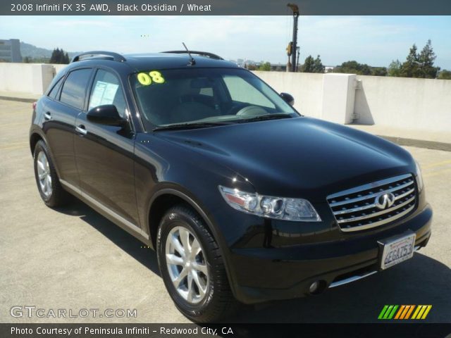 2008 Infiniti FX 35 AWD in Black Obsidian