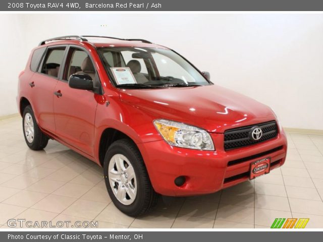 2008 Toyota RAV4 4WD in Barcelona Red Pearl