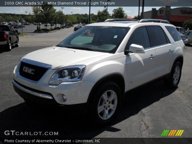 2009 GMC Acadia SLT in White Diamond Tricoat