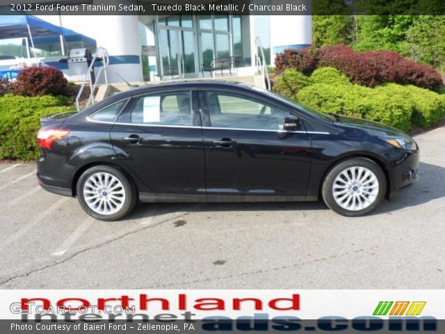 2012 Ford Focus Titanium Sedan in Tuxedo Black Metallic