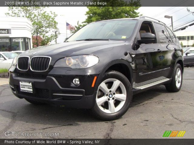 2008 BMW X5 3.0si in Black Sapphire Metallic