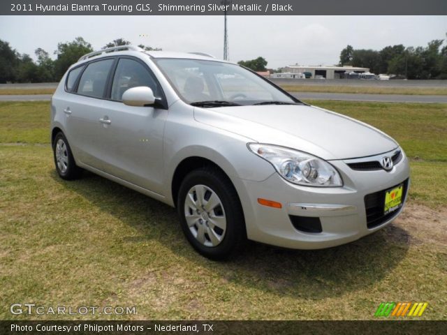 2011 Hyundai Elantra Touring GLS in Shimmering Silver Metallic