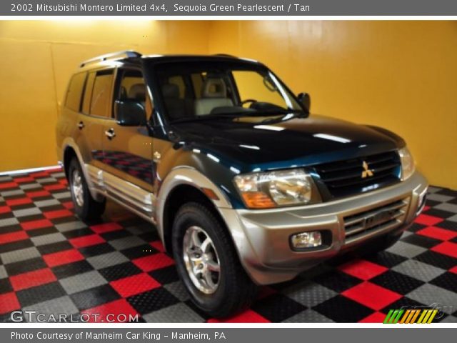 2002 Mitsubishi Montero Limited 4x4 in Sequoia Green Pearlescent