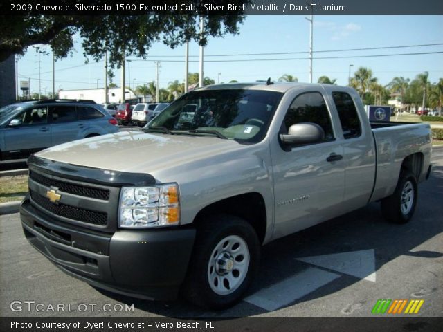 2009 Chevrolet Silverado 1500 Extended Cab in Silver Birch Metallic