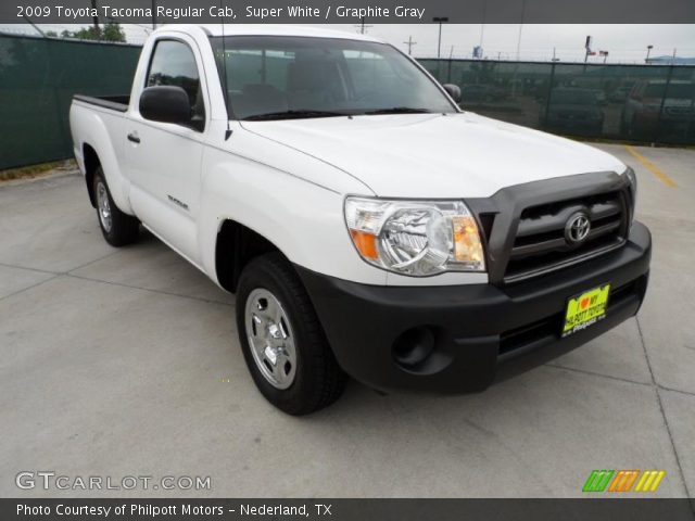 2009 Toyota Tacoma Regular Cab in Super White