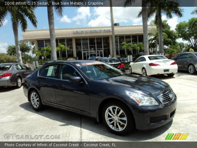 2008 Infiniti G 35 Sedan in Blue Slate Metallic
