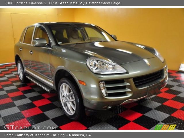 2008 Porsche Cayenne S in Olive Green Metallic