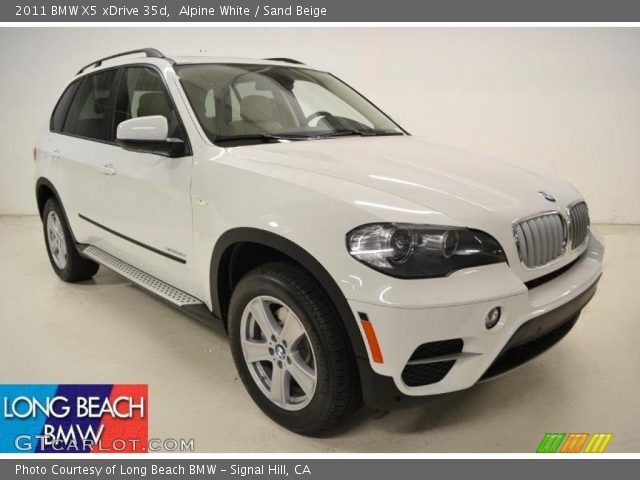 2011 BMW X5 xDrive 35d in Alpine White