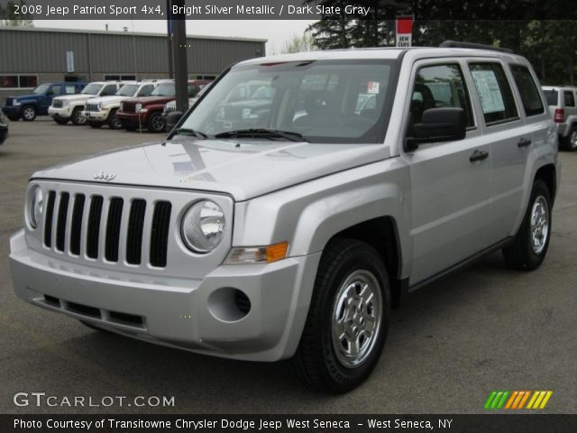 2008 Jeep Patriot Sport 4x4 in Bright Silver Metallic