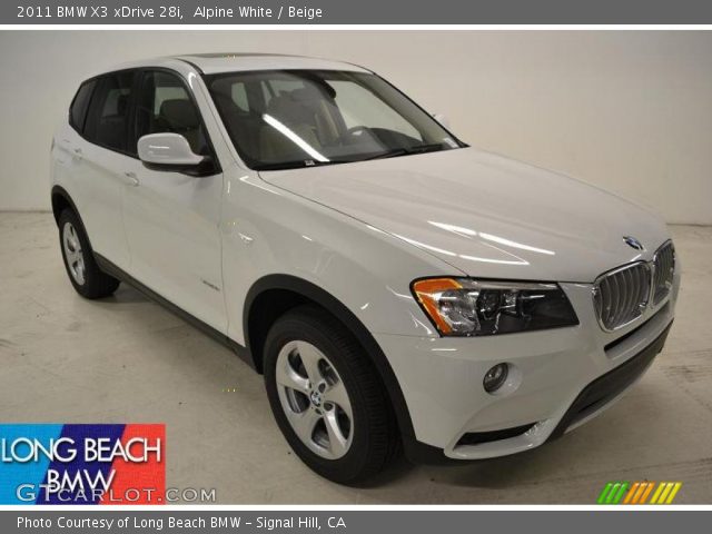 2011 BMW X3 xDrive 28i in Alpine White
