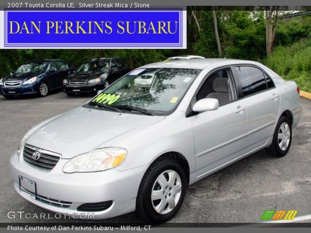 2007 Toyota Corolla LE in Silver Streak Mica