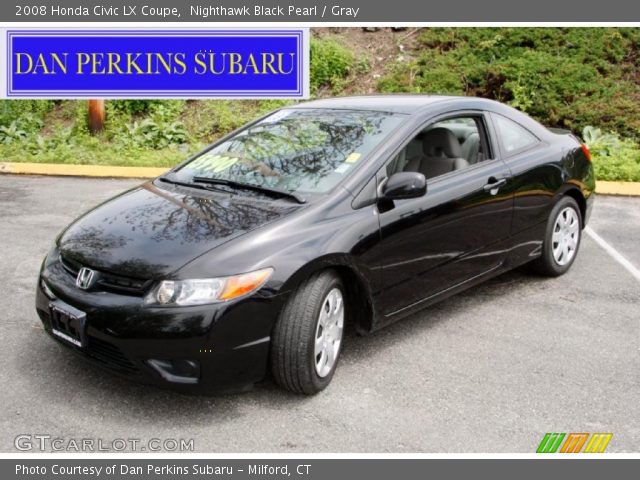 2008 Honda Civic LX Coupe in Nighthawk Black Pearl