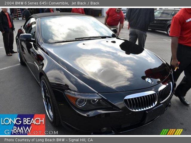 2004 BMW 6 Series 645i Convertible in Jet Black
