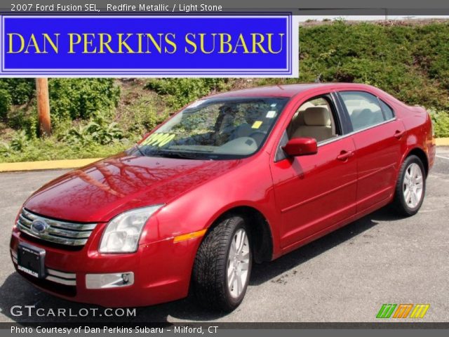 2007 Ford Fusion SEL in Redfire Metallic