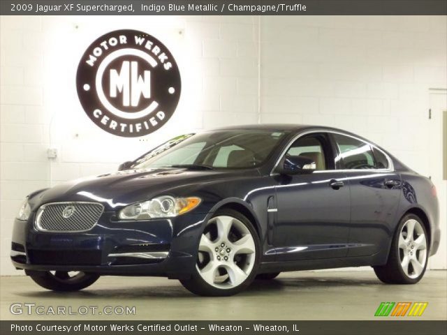 2009 Jaguar XF Supercharged in Indigo Blue Metallic