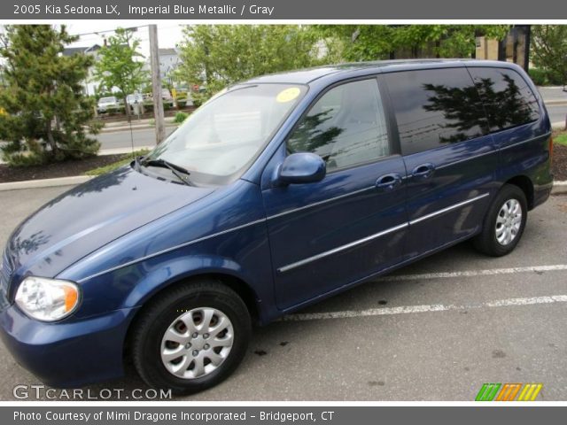 2005 Kia Sedona LX in Imperial Blue Metallic