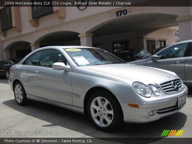 2004 Mercedes-Benz CLK 320 Coupe in Brilliant Silver Metallic