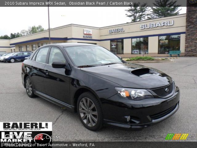 2010 Subaru Impreza WRX Sedan in Obsidian Black Pearl