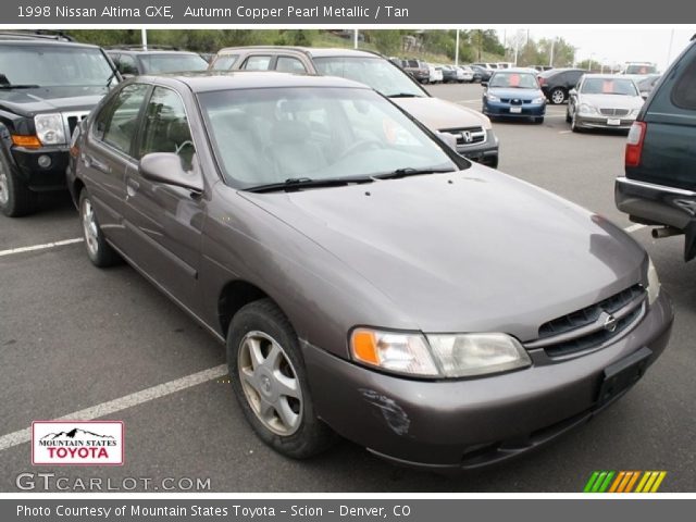 1998 Nissan Altima GXE in Autumn Copper Pearl Metallic