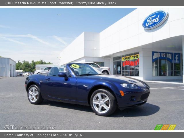 2007 Mazda MX-5 Miata Sport Roadster in Stormy Blue Mica