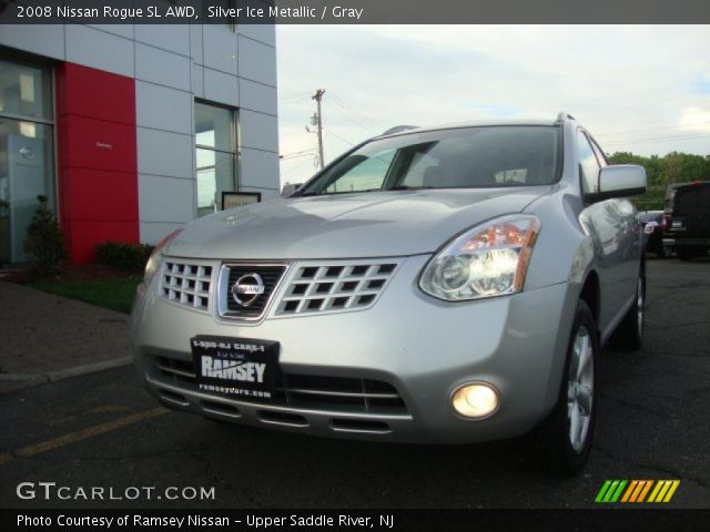 2008 Nissan Rogue SL AWD in Silver Ice Metallic