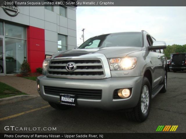 2008 Toyota Sequoia Limited 4WD in Silver Sky Metallic