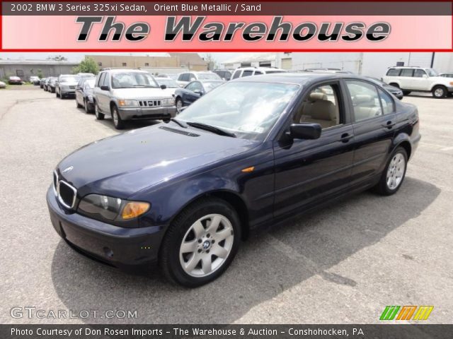 2002 BMW 3 Series 325xi Sedan in Orient Blue Metallic