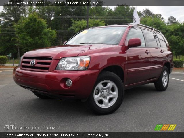 2006 Toyota Highlander I4 in Salsa Red Pearl