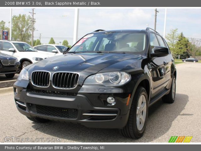 2008 BMW X5 3.0si in Black Sapphire Metallic