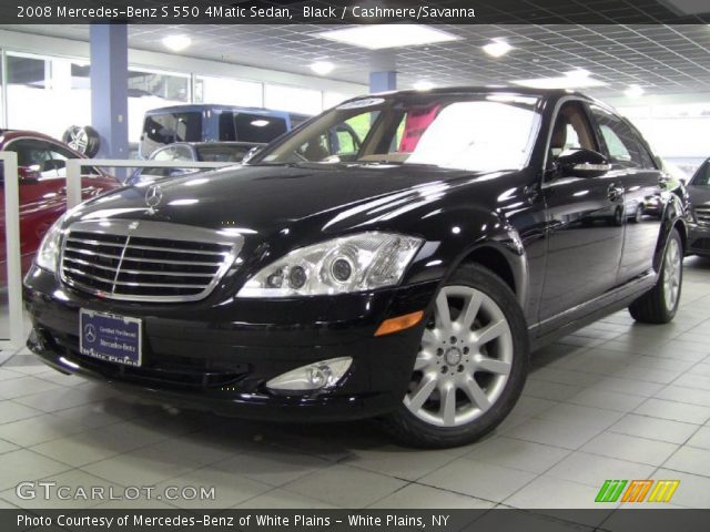 2008 Mercedes-Benz S 550 4Matic Sedan in Black