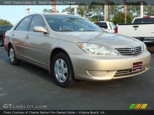 2005 Toyota Camry LE in Desert Sand Mica