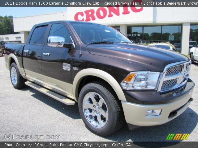 2011 Dodge Ram 1500 Laramie Longhorn Crew Cab in Rugged Brown Pearl